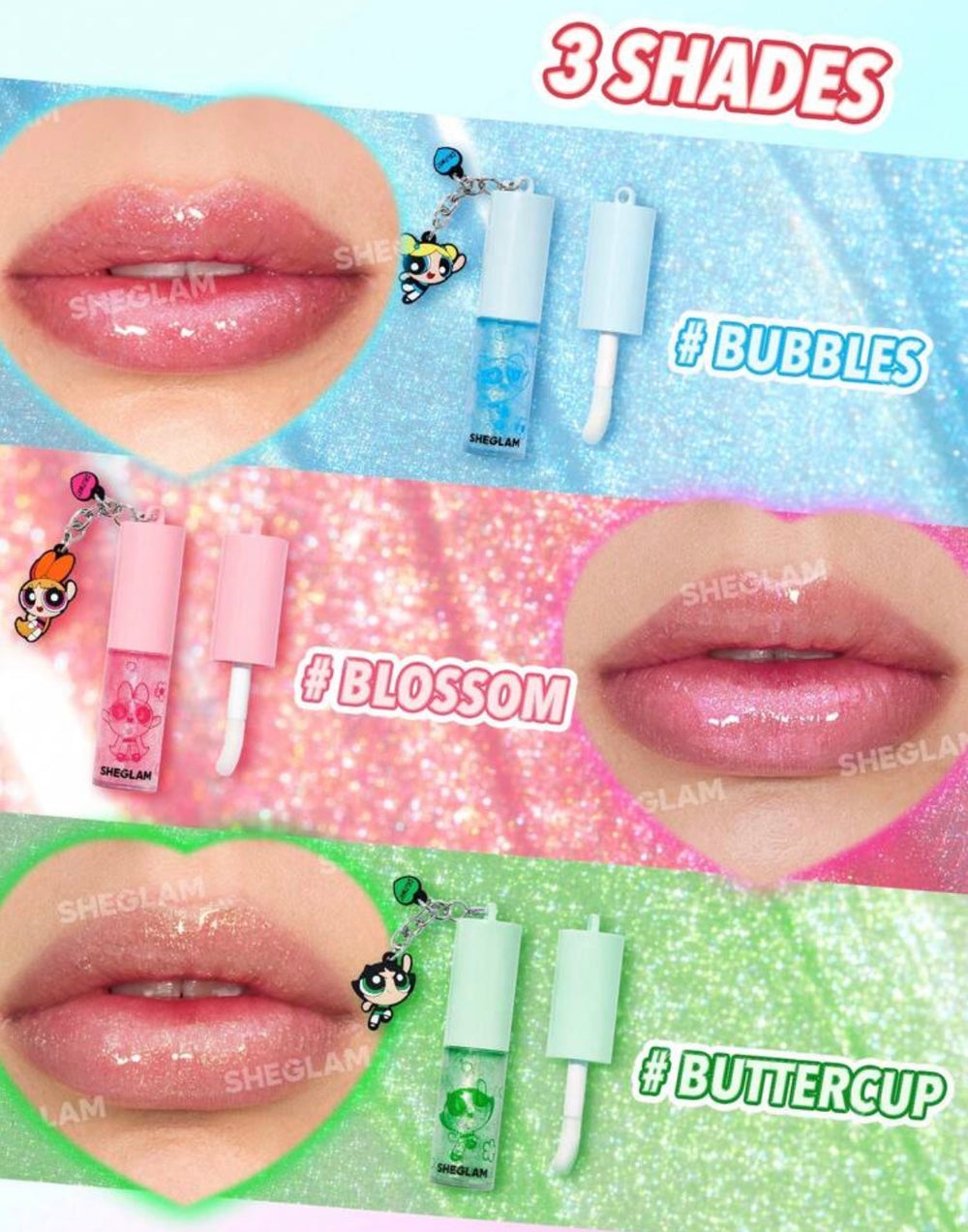 The Powerpuff Girls x Sheglam Full Collection Set