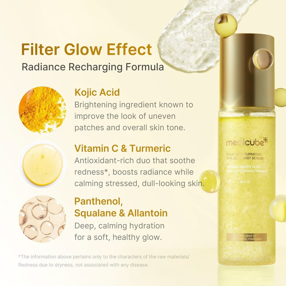 Medicube Kojic Acid Turmeric Vita Jelly Mist Serum 100ML