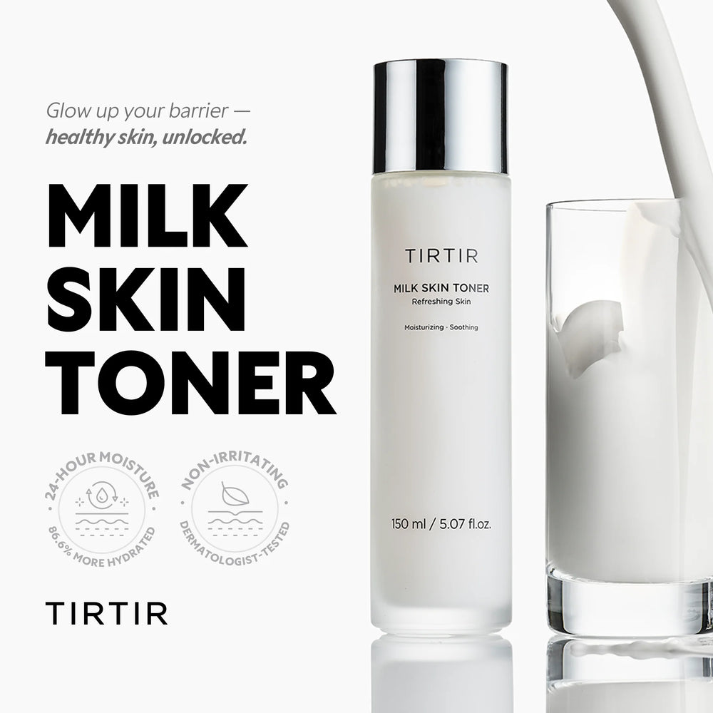 TIRTIR Milk Skin Toner Hydrating Brightening Glow Care