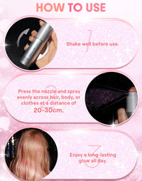Sheglam Hair Disco Twist Body & Hair Glitter Mist