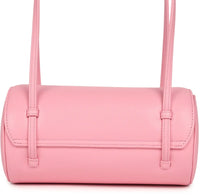 Chanel Preppy Coco Bowling Bag Pink Shiny Caviar Brushed Gold Hardware