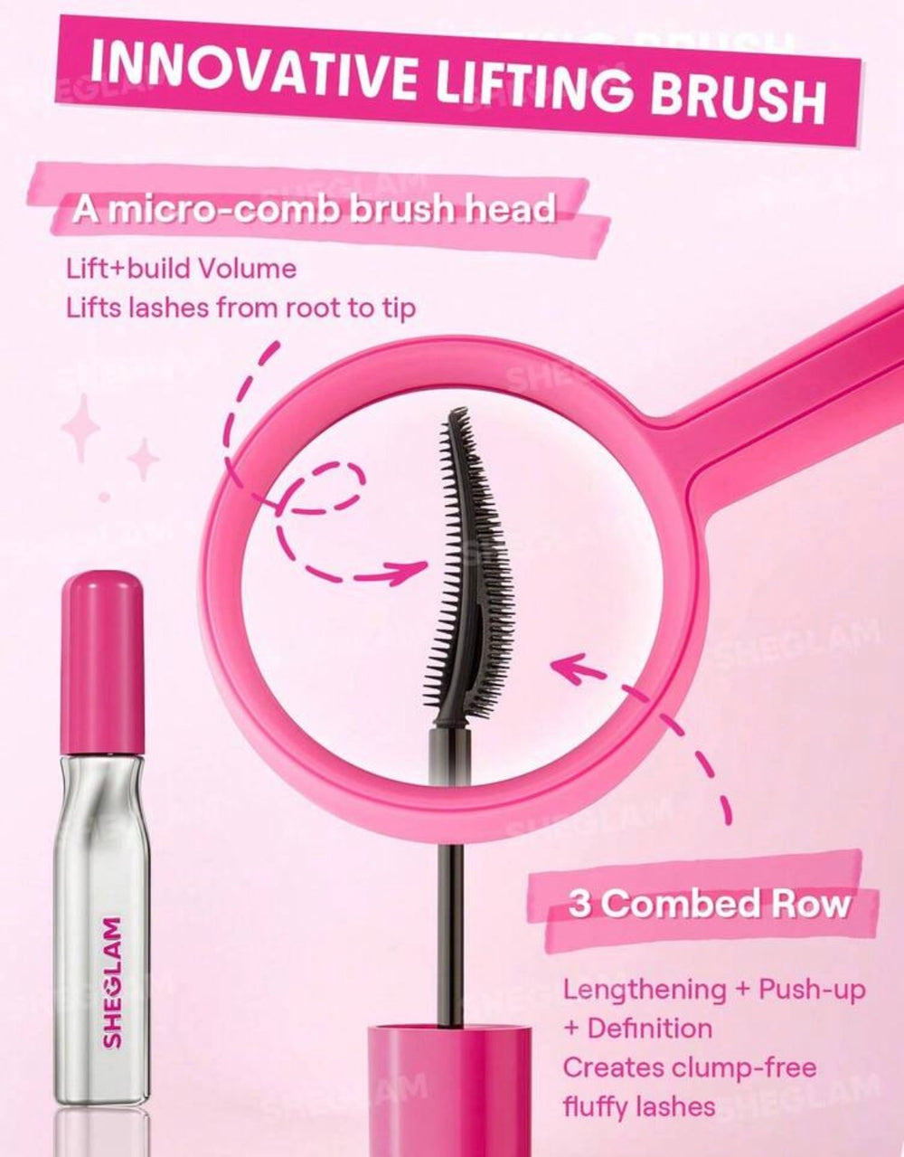 Sheglam Lash Lighter up Mascara + Lash Curler