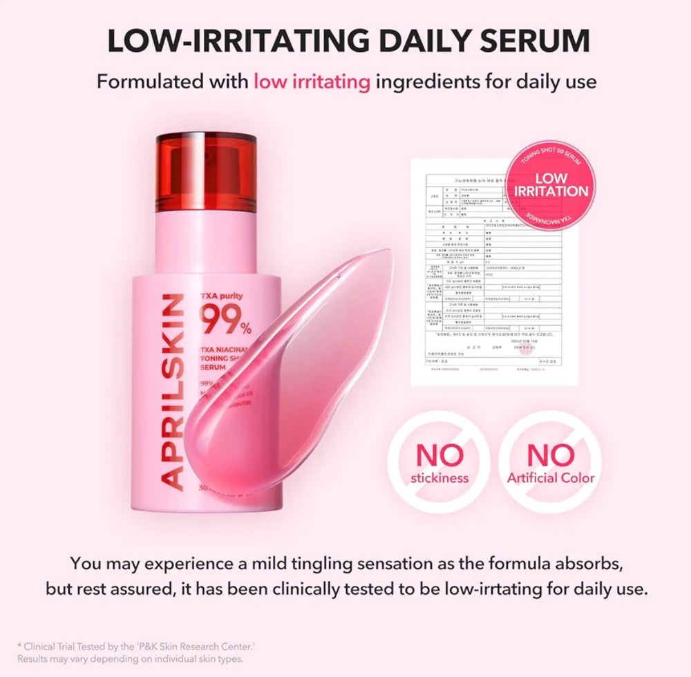 APRILSKIN - TXA Niacinamide Toning Shot 99 Serum 30ml