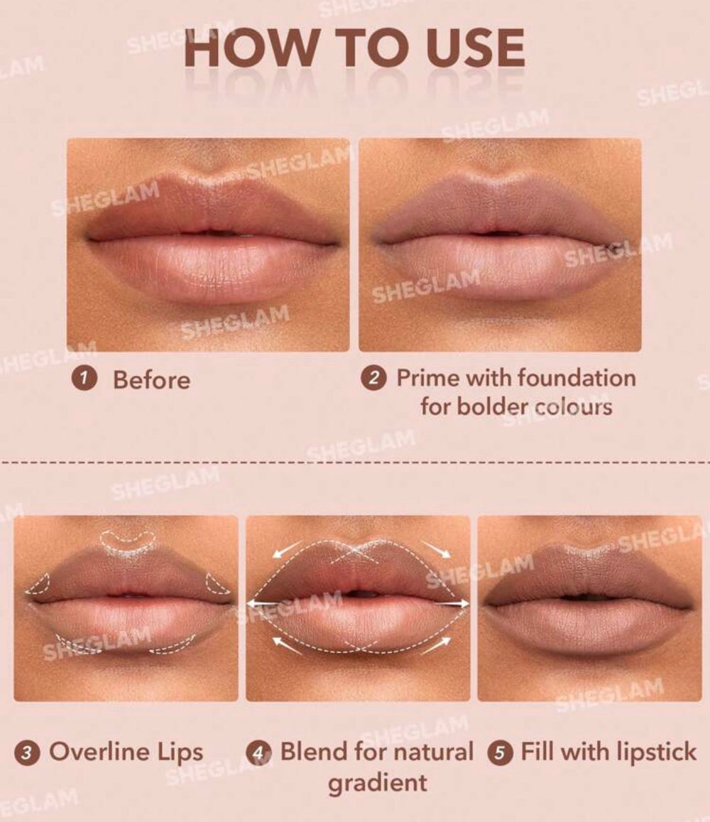 Sheglam - 101 Lipstick & LipLiner Duo