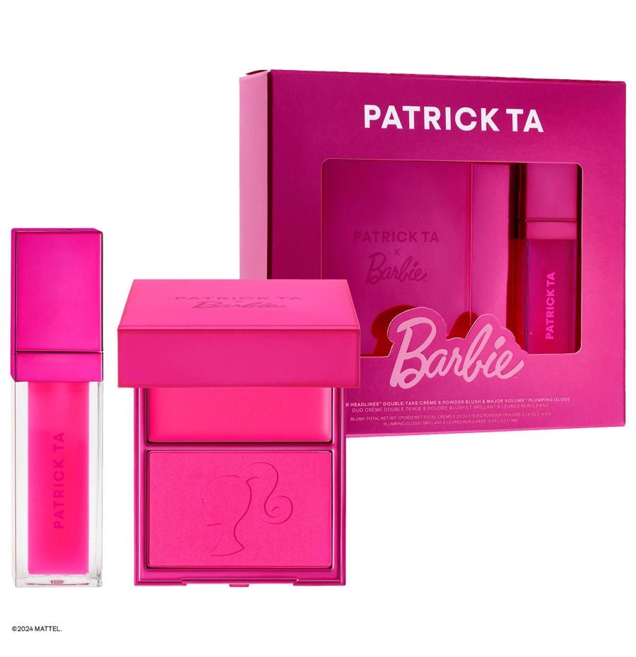 Patrick TA X Barbie Blush Duo And Lip Plumper Set (Pre Order)