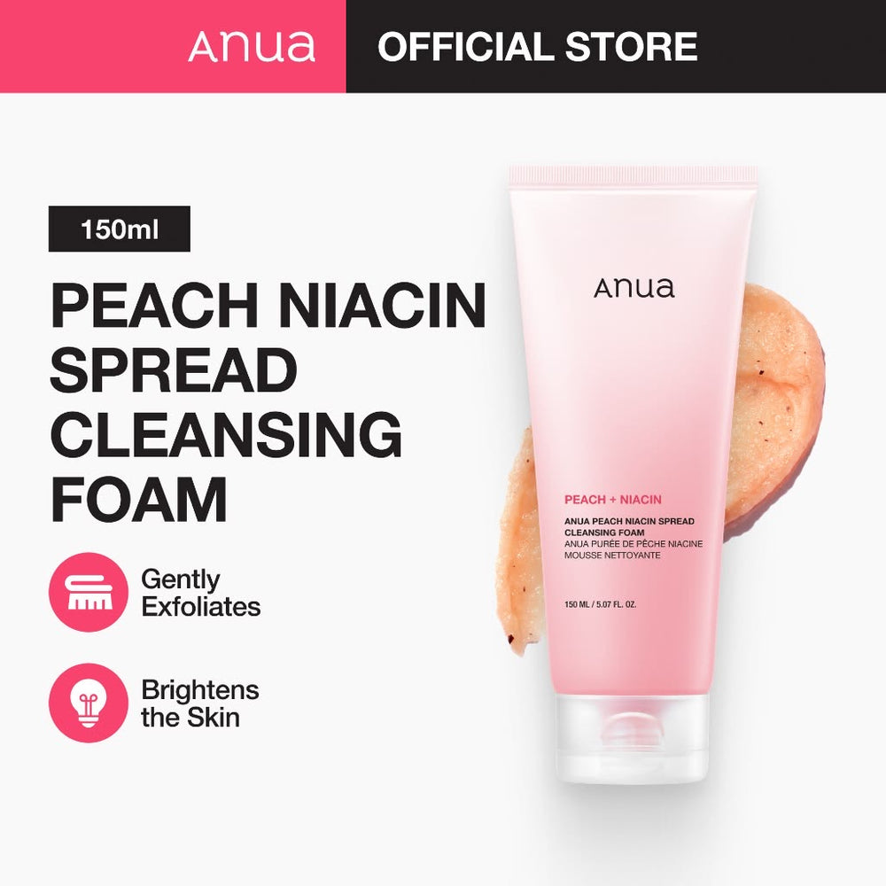 ANUA - Peach Niacin Spread Cleansing Foam 150ML (Pre order)