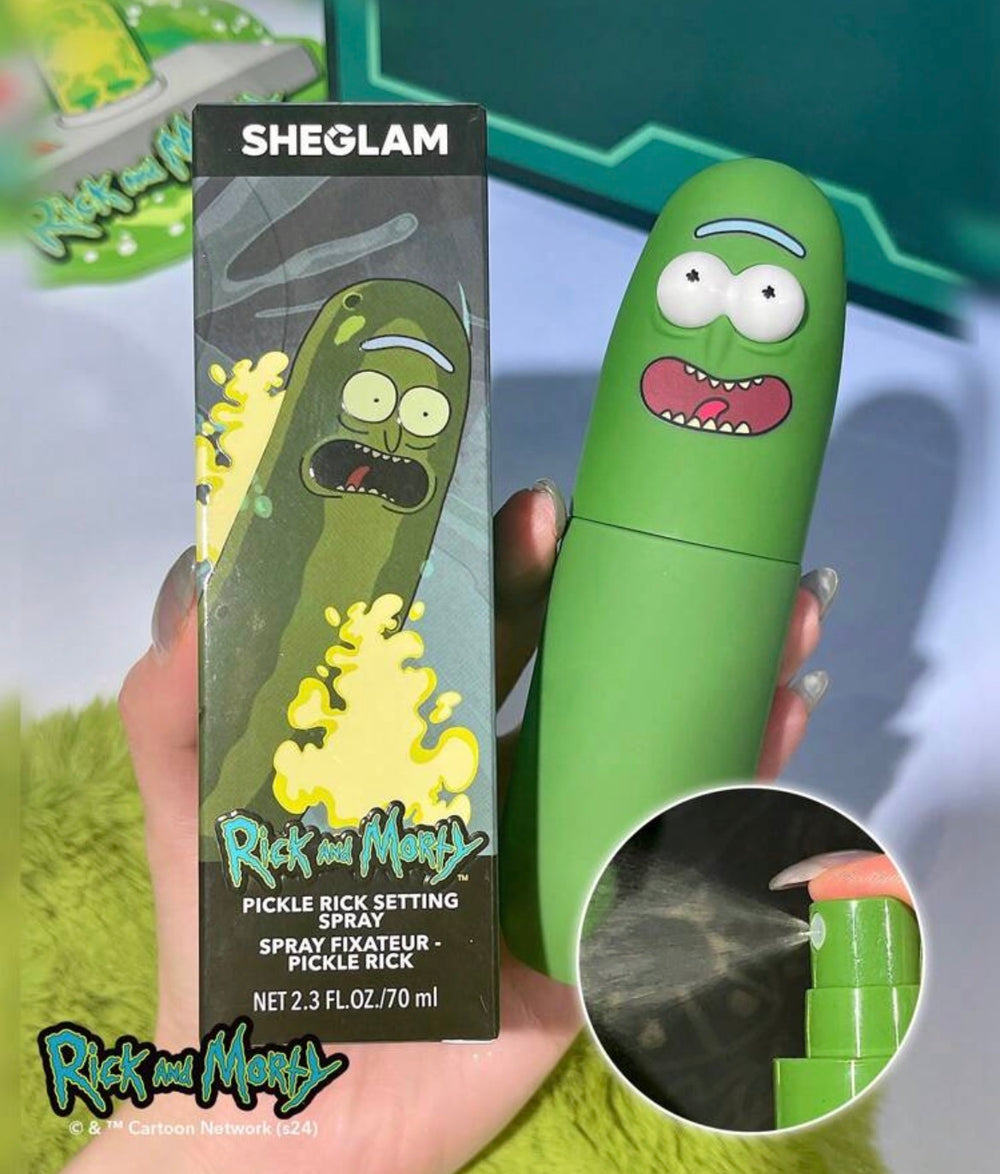 Rick and Morty X SHEGLAM Pickle Rick Setting Spray 70ml