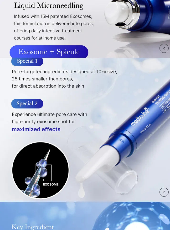 Medicube - One Day Exosome Shot Pore Ampoule 25000 – 13ml