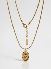 Stainless Steel Tarnish Free necklace.