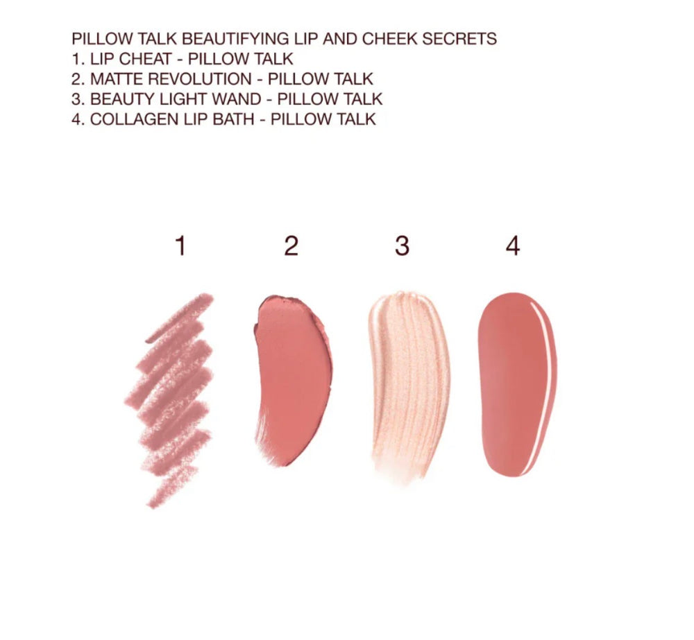 Charlotte Tilbury - Pillow Talk Iconic Lip & Cheek Secrets Kit Loved By Stars (Pre order)