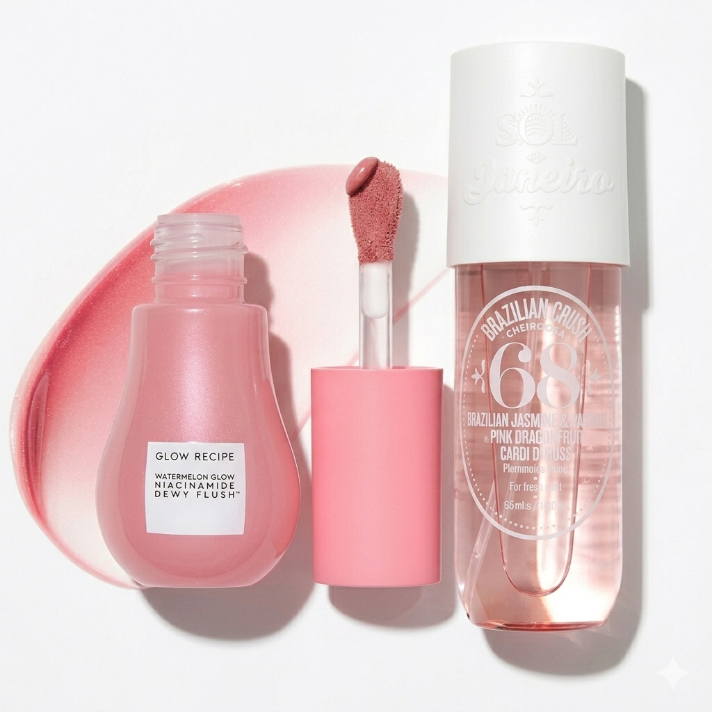 Sdj Perfume mist + Glow recipe Niacin Dewy Flush
