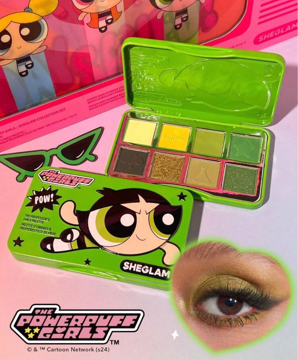 The Powerpuff Girls x Sheglam Shimmer Matte Eyeshadow Palette