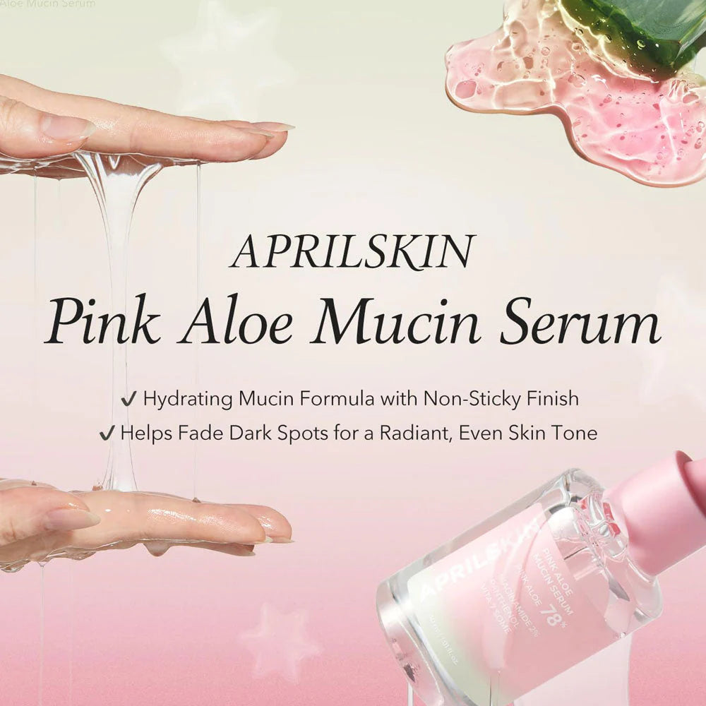 APRILSKIN- Pink Aloe Mucin Serum 30ml