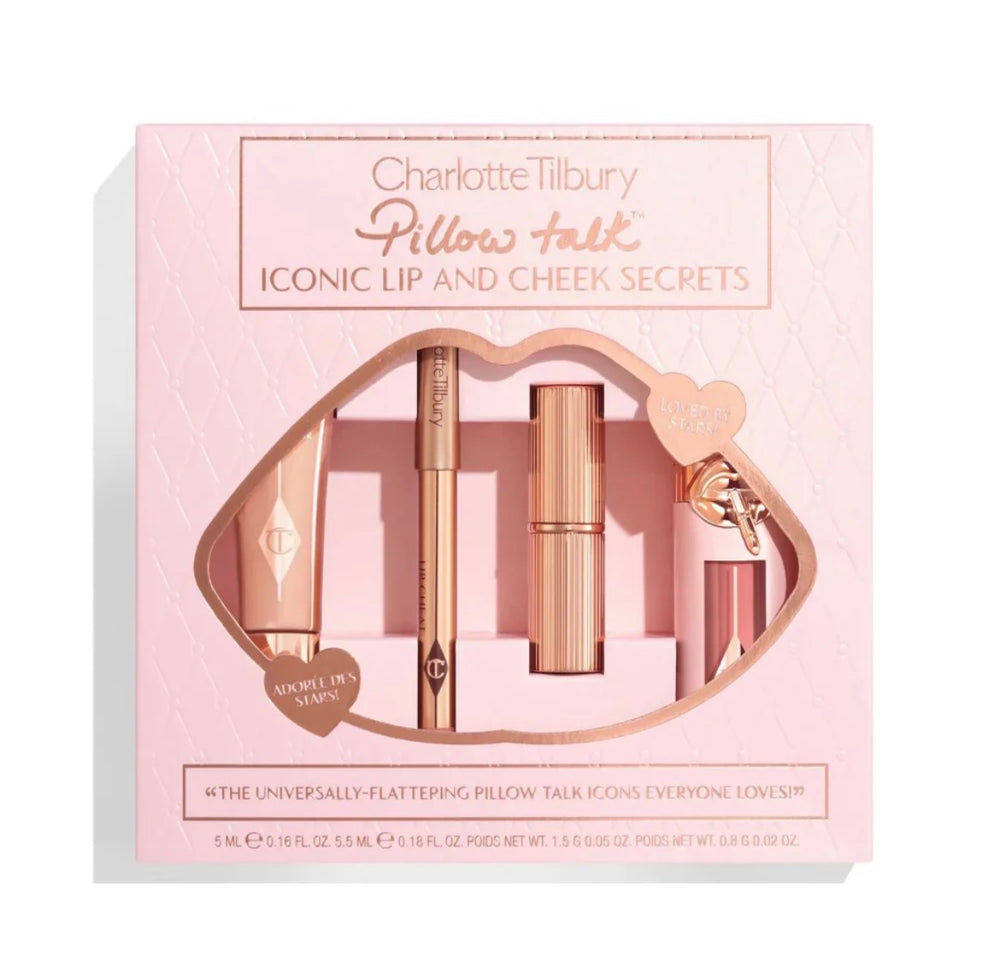 Charlotte Tilbury - Pillow Talk Iconic Lip & Cheek Secrets Kit Loved By Stars (Pre order)