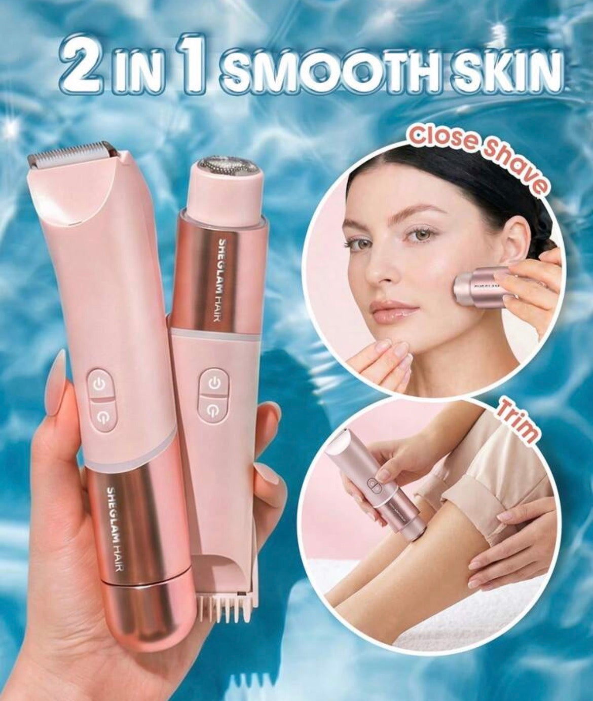 Smooth Moves Dual-Head Electric Trimmer