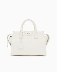 Armani Exchange Faux Leather HandBag White