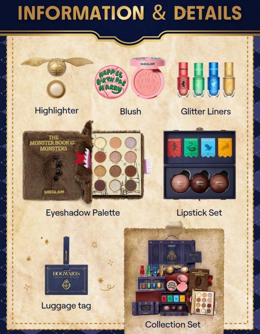 Harry Potter™ X SHEGLAM Full Collection Set