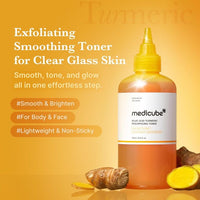 MEDICUBE - Kojic Acid Turmeric Toner For Face & Body 250ML