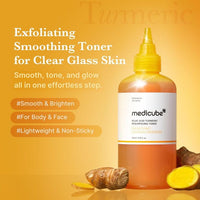 MEDICUBE - Kojic Acid Turmeric Toner For Face & Body 250ML