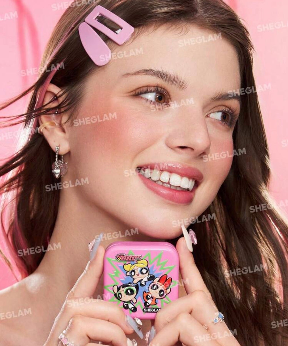 The Powerpuff Girls x Sheglam Tough Love Shimmer Blush
