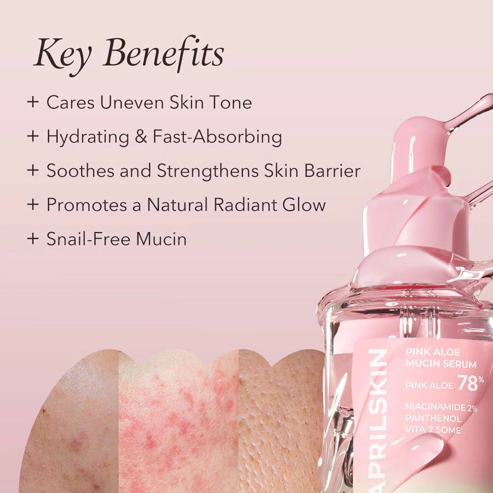 APRILSKIN- Pink Aloe Mucin Serum 30ml