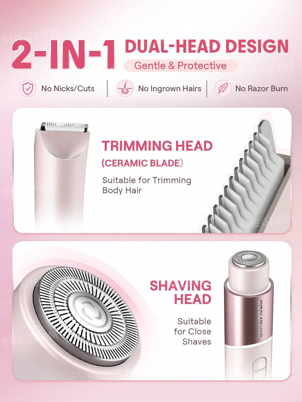 Smooth Moves Dual-Head Electric Trimmer