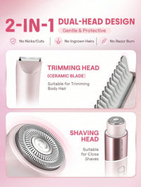 Smooth Moves Dual-Head Electric Trimmer