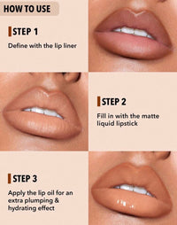 Sheglam - Soft 90s Glam LipLiner & Lip Duo Set