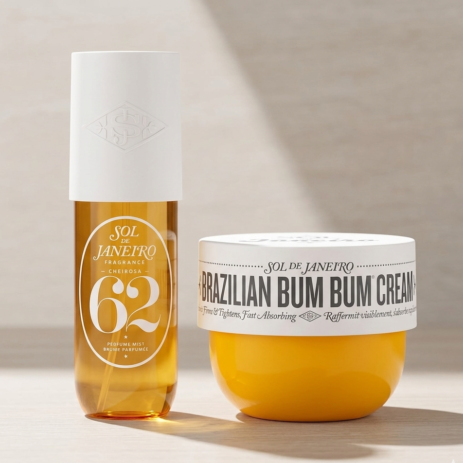 Sol de Janeiro Brazilian Bum Bum Cream 240ML & Cheirosa 62 Mist 90ML