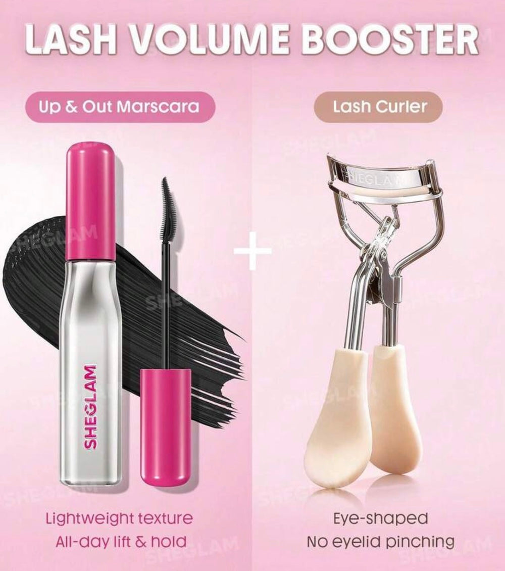 Sheglam Lash Lighter up Mascara + Lash Curler