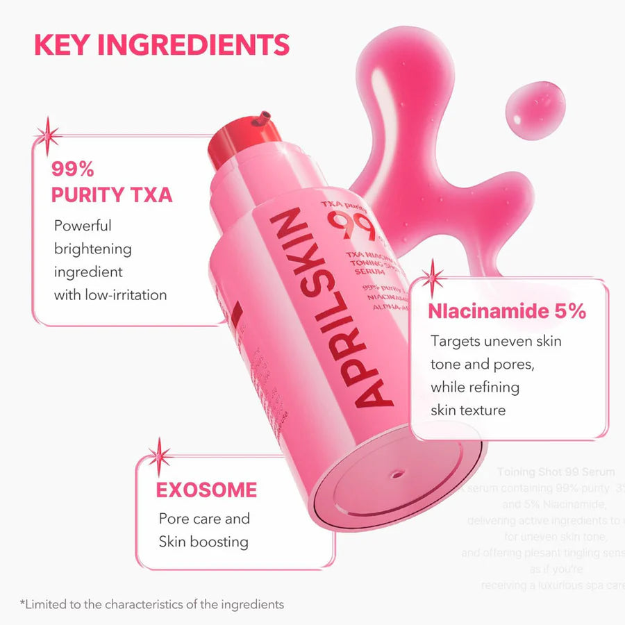 APRILSKIN - TXA Niacinamide Toning Shot 99 Serum 30ml