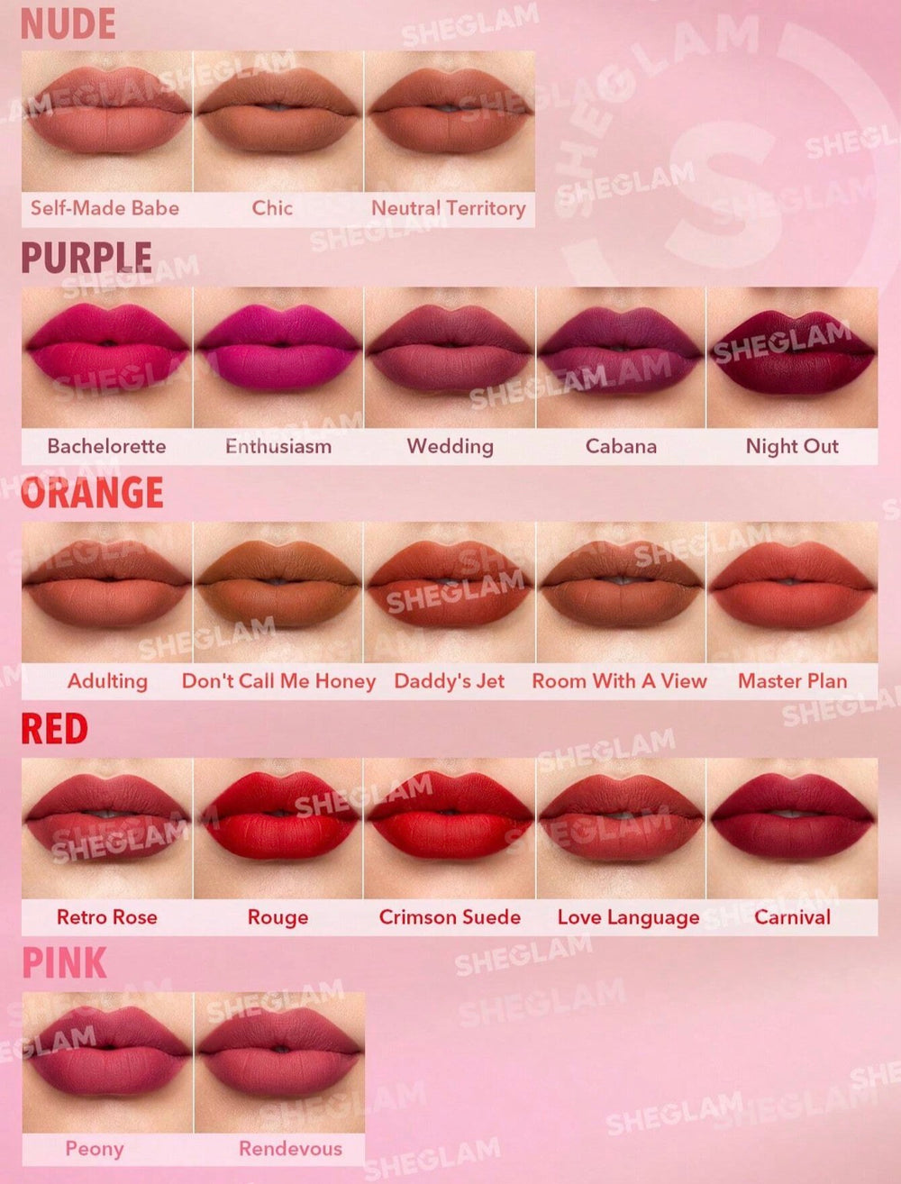 Sheglam - Matte Allure Lipstick