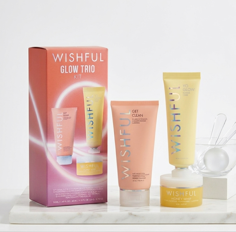 Huda Beauty Wishful Glow Trio Set