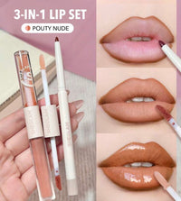 Sheglam - Soft 90s Glam LipLiner & Lip Duo Set