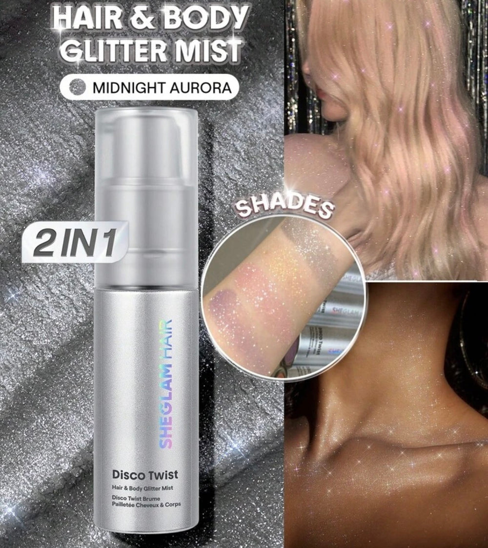 Sheglam Hair Disco Twist Body & Hair Glitter Mist