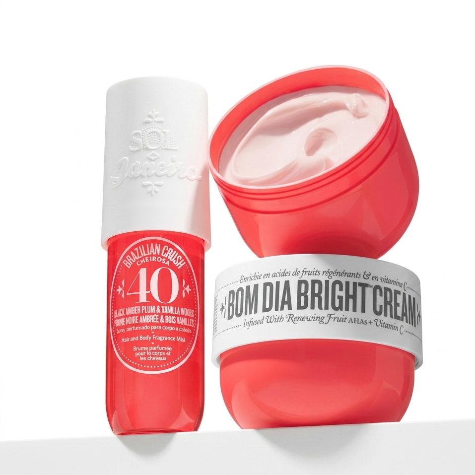 Sol de Janeiro Bom Dia Glow Duo Cream 240ML & Cheirosa 40 Mist 90ML