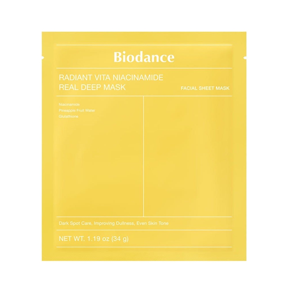 Biodance - Radiant Vita Niacinamide Real Deep Mask (Single Piece)