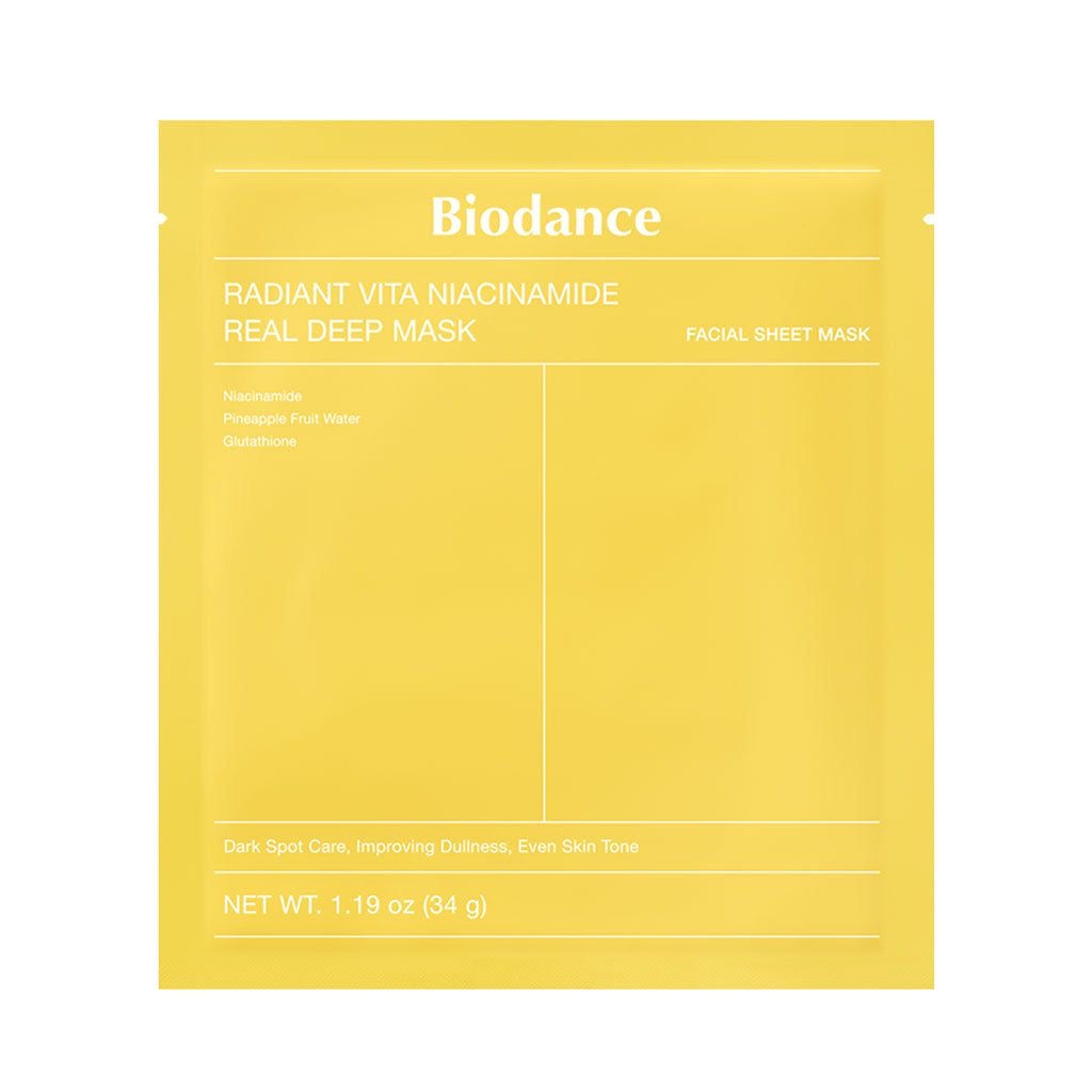 Biodance - Radiant Vita Niacinamide Real Deep Mask (Single Piece)