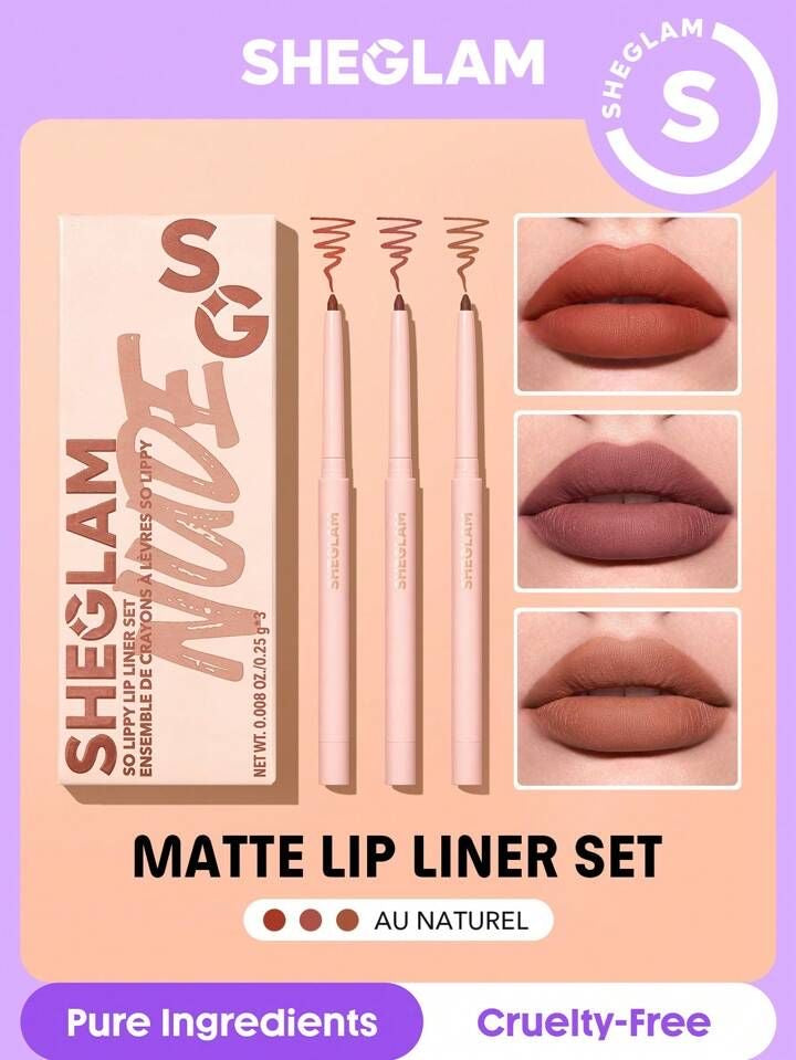 SHEGLAM - SO LIPPY LIP LINER SET (Pre order only)