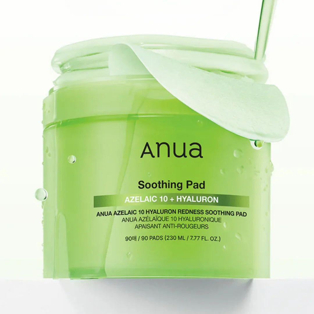 ANUA AZELAIC 10 HYALURON REDNESS SOOTHING 90 PAD (Pre Order)
