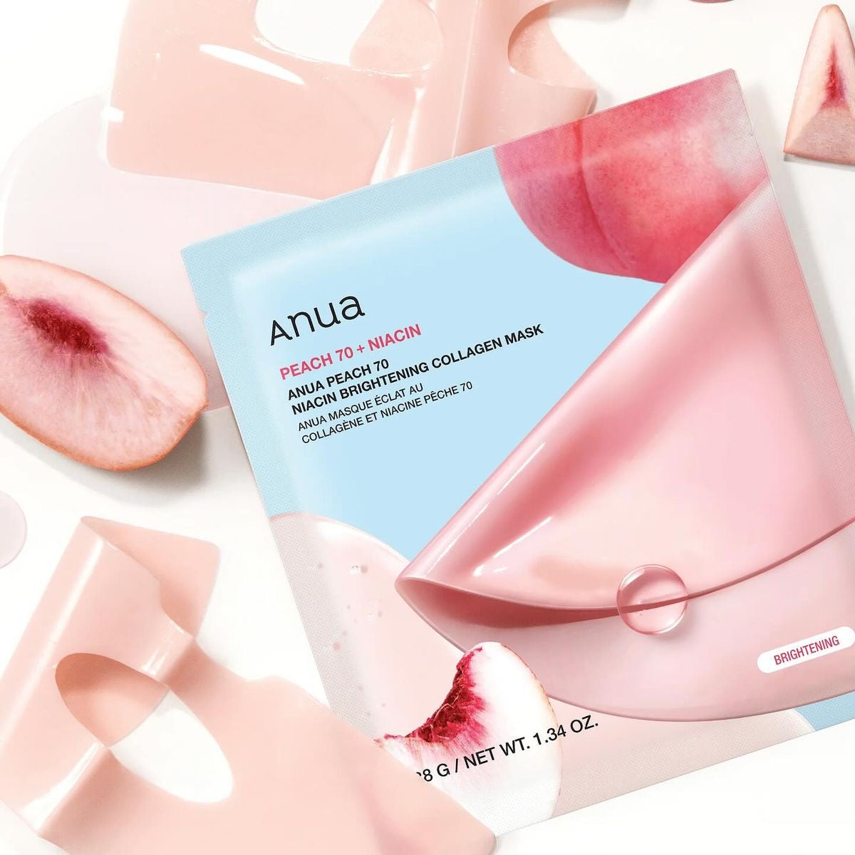 Anua Peach 70+ Niacin Brightening Collagen Mask 1 PC