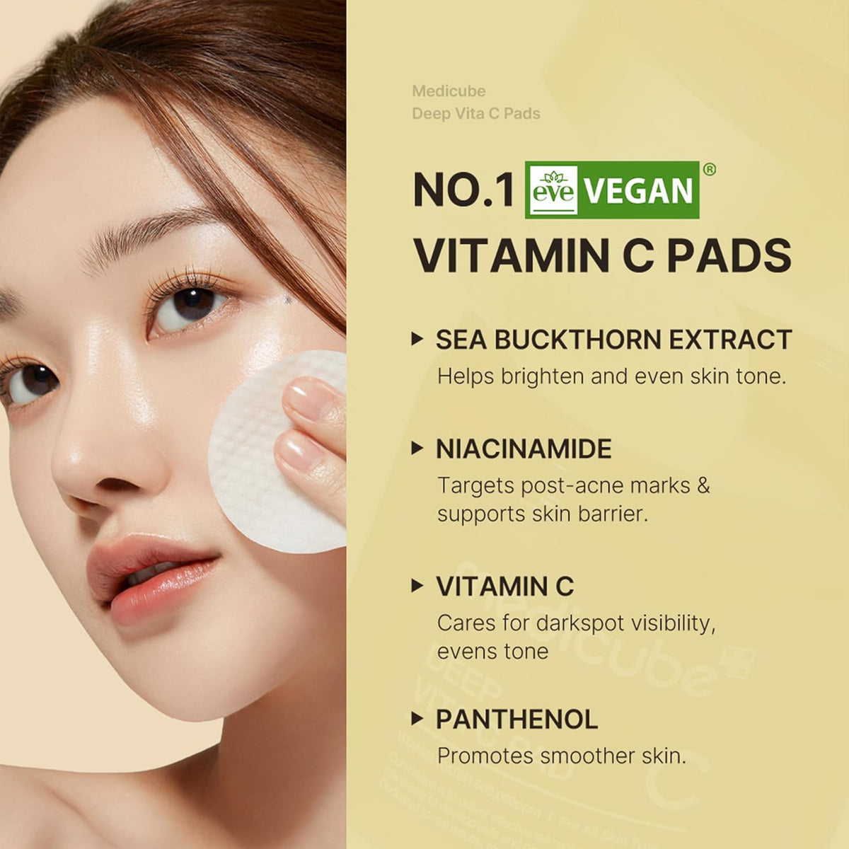 Medicube - Deep Vita C Toner Pads 70pads
