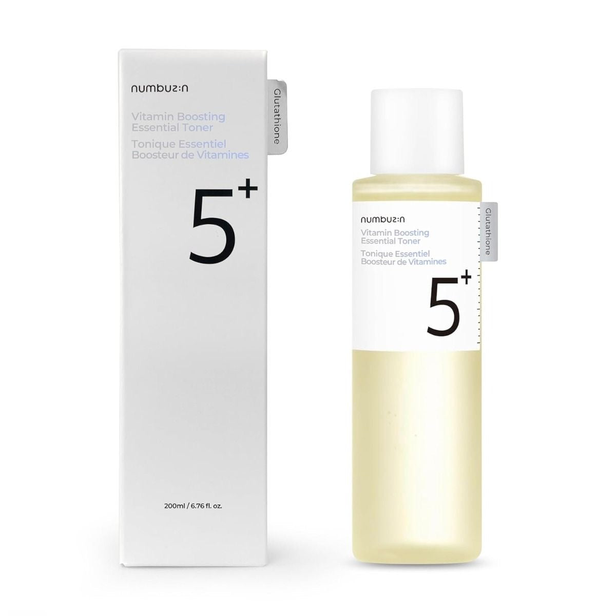 Numbuzin – No.5 Glutathione Vitamin Boosting Toner 200ml