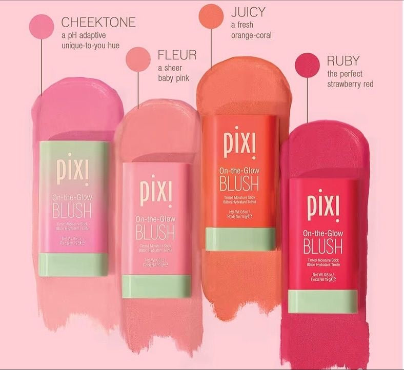 Pixi on the Glow blush + Pixi Tinted Lip Balm