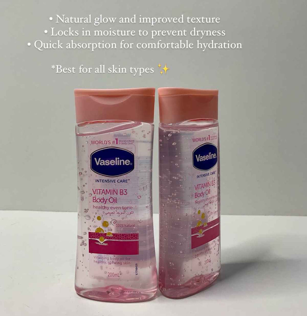 Vaseline – Vitamin B3 Body Oil 200ml