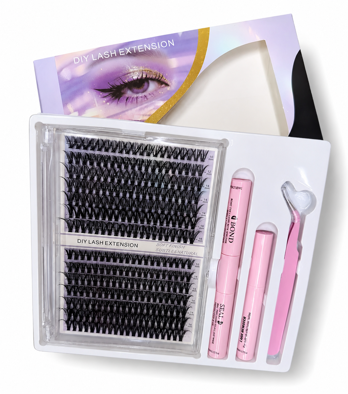 DIY Lash Extension Set with Lash Glue