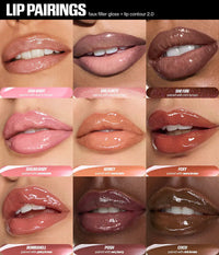 Huda Beauty Faux Filler Lip Gloss | Shiny Non-Sticky Lip Gloss