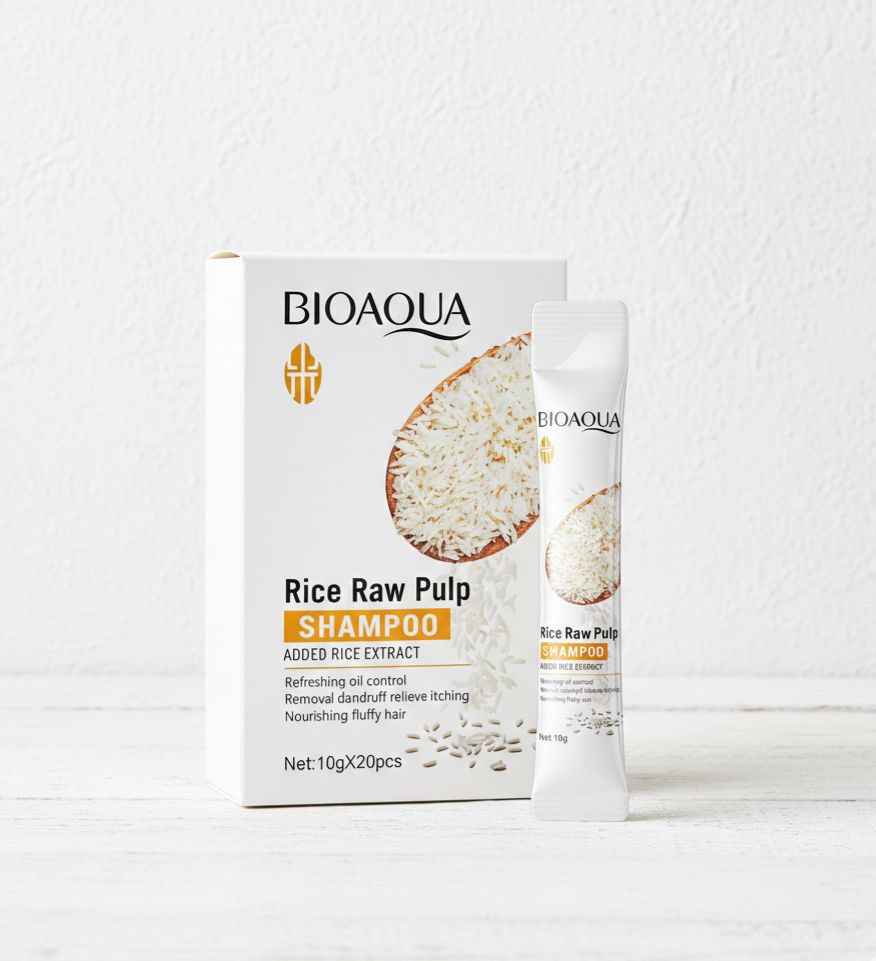 BioAqua Rice Raw pulp Shampoo 20pcs Box