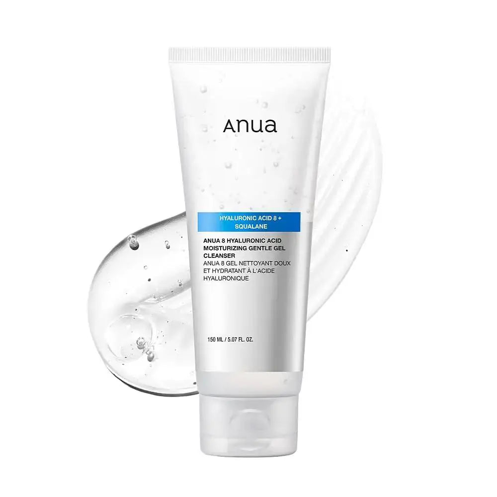 Anua 8 Hyaluronic Moisturizing Gentle Gel cleanser