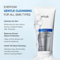 Anua 8 Hyaluronic Moisturizing Gentle Gel cleanser